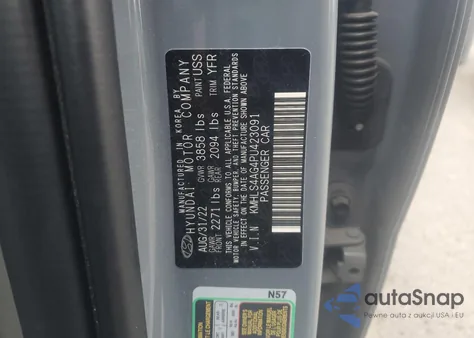 2023 Hyundai Elantra Sel from USA, damaged, VIN KMHLS4AG4PU423091